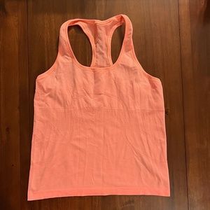 Lululemon Athletica- Swiftly Tech Racerback Tank Top 2.0- Size 12- Orange